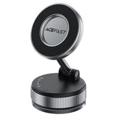 Acefast Manual Vacuum Suion Cup Magnetic Car Phone Holder For Iphone 16/15 Pro Hands Free 360°rotation Adjustable Phone Stand